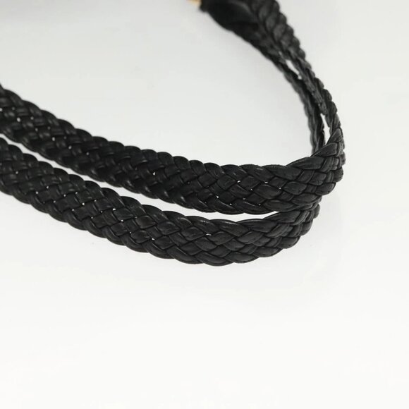 GUCCI Marrakech Tote Bag Leather Black Gold 257029 Auth 137913 - Picture 8 of 16